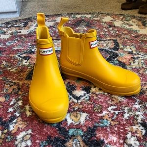 HUNTER Yellow Rainbooties 💛.